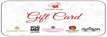 Street Foods By PUNJAB Grill E-Gift Card