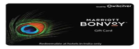 Marriott Hotels India E-Gift Card