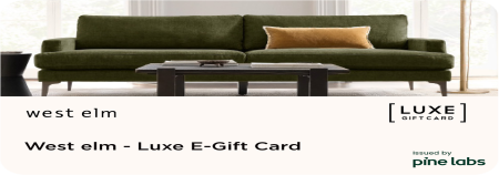 West Elm-Luxe E-Gift Card