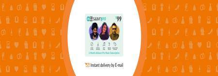 JioSaavn E-Gift Card - Rs. 99 for 1 month subscription