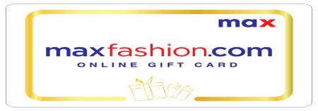  Max Fashion Online E-Gift Voucher